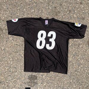 Black Football Jersey with Number 83